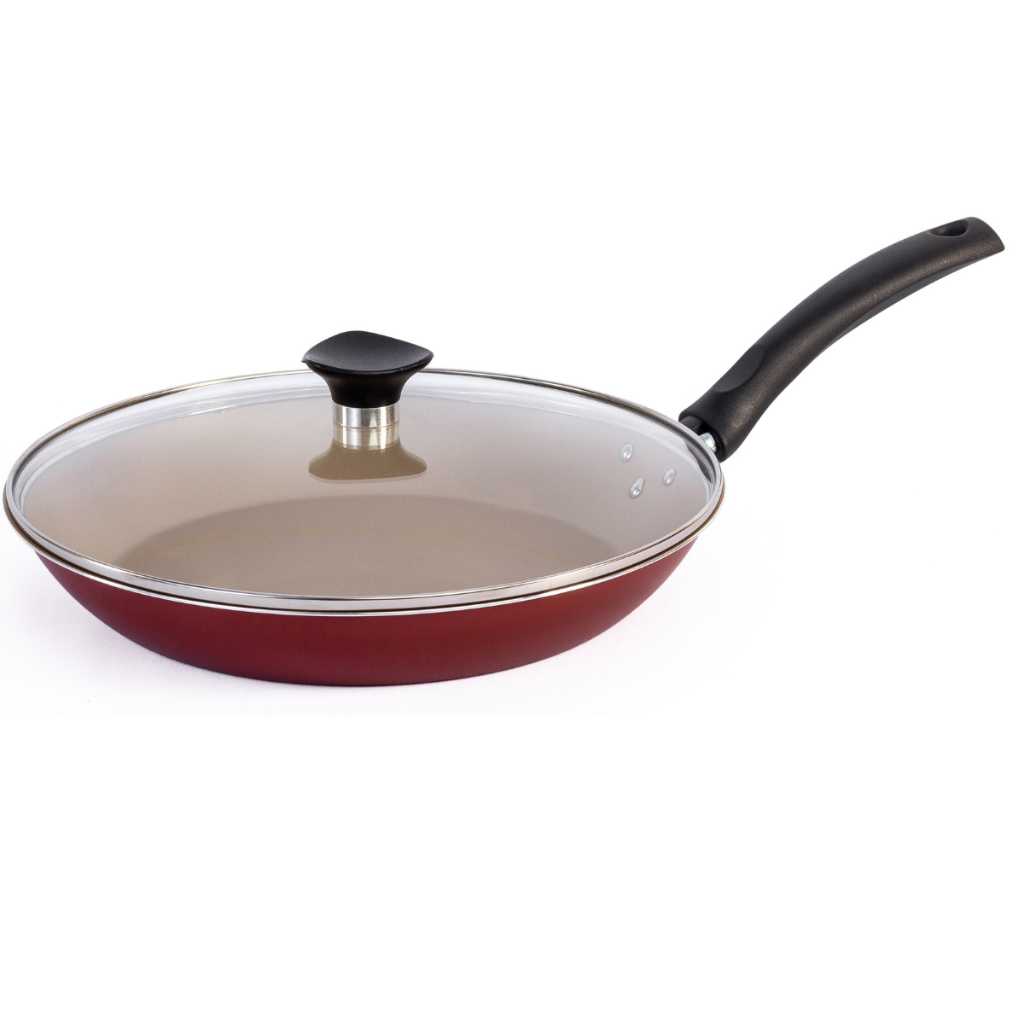 Frigideira Antiaderente Tramontina Grande 28 Cm Com Tampa em Oferta na Shopee