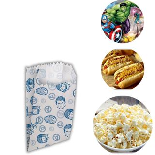 50 ~250  SACO DE PIPOCA,HOT DOG  AVENGERS Regina em Oferta na Shopee