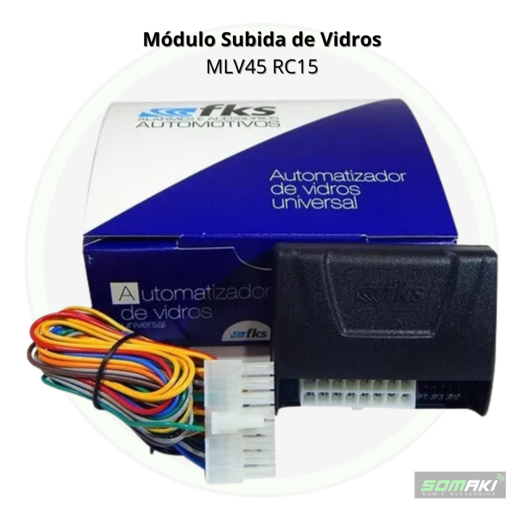 Módulo Levantamento De Vidros Originais Automático FKS MLV45 RC15
