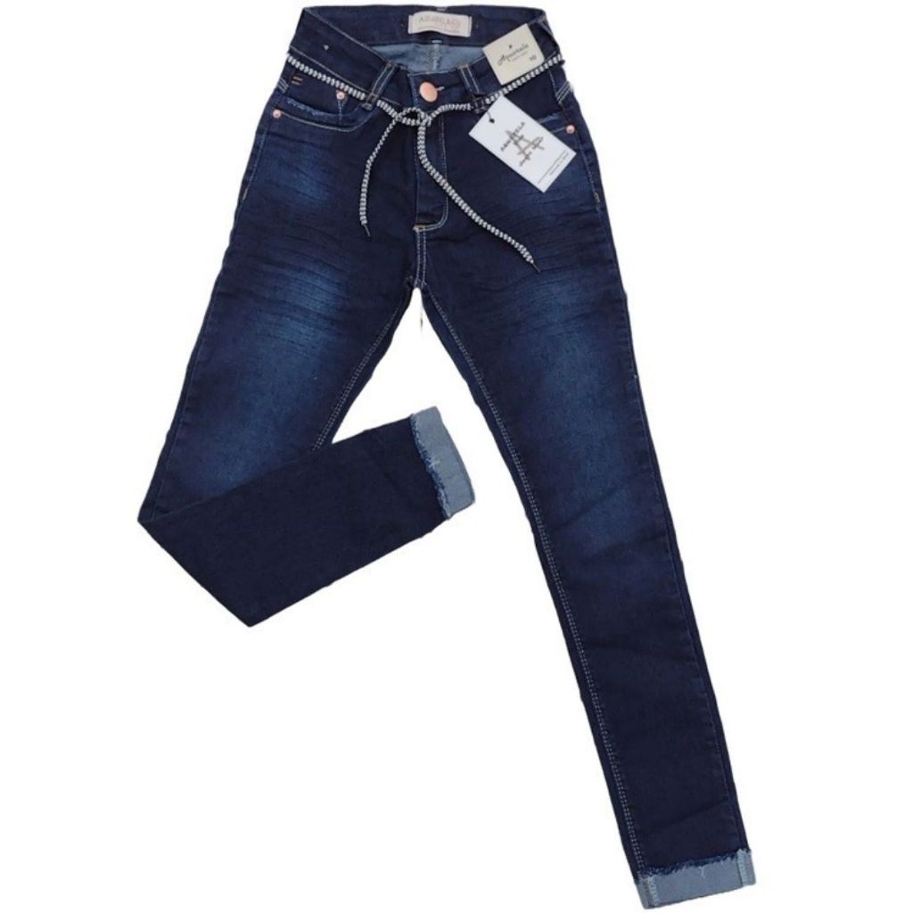 Calça Jeans juvenil menina, calça jeans feminino, calça juvenil feminina roupa 10 a 16 Anos