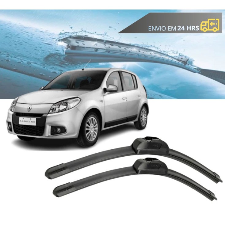 Par Palheta Limpador Parabrisa Renault Sandero 2007 a 2014 em Oferta na Shopee