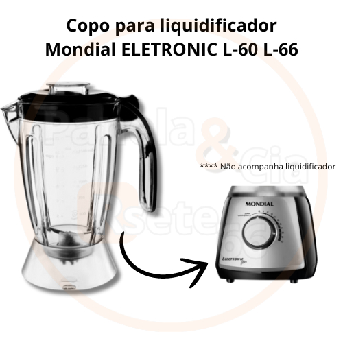 Copo para liquidificador MONDIAL ELETRONIC FILTER L60 - L66