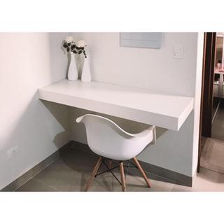 bancada home office mesa suspensa 115x35 em Oferta na Shopee