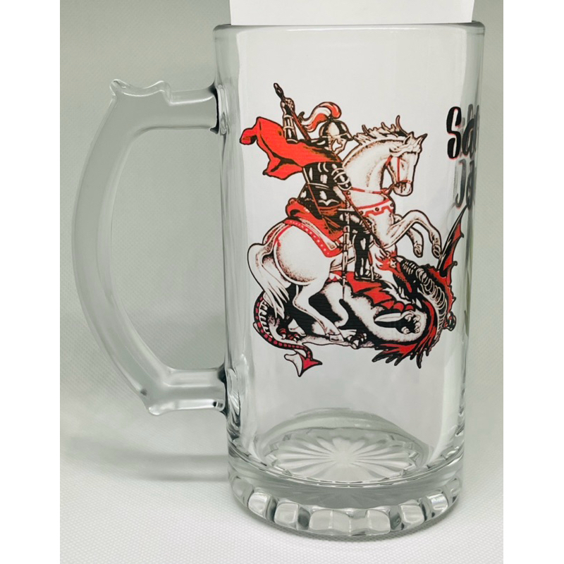 CANECA CHOPP SÃO JORGE OGUM UMBANDA CANDOMBLÉ 475ml