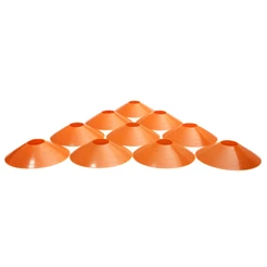 Kit 10 Pratos Demarcatório P/ Circuito Mini Cone Colorido