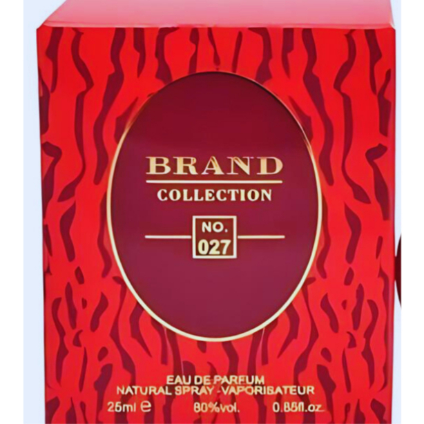 No. 027 - BRAND COLLECTION - Perfume Feminino - Toxic Red  - 25ml - EDP *MINIATURA*