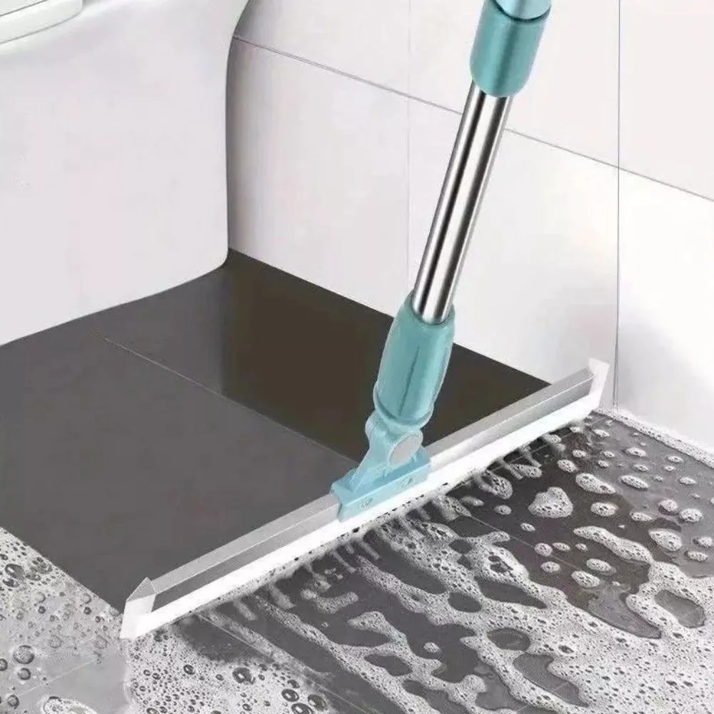 Rodo Limpador De Silicone Mágico multi-Funcional Varredor De Vidros Molhado E Seco De Uso Duplo/Vassoura