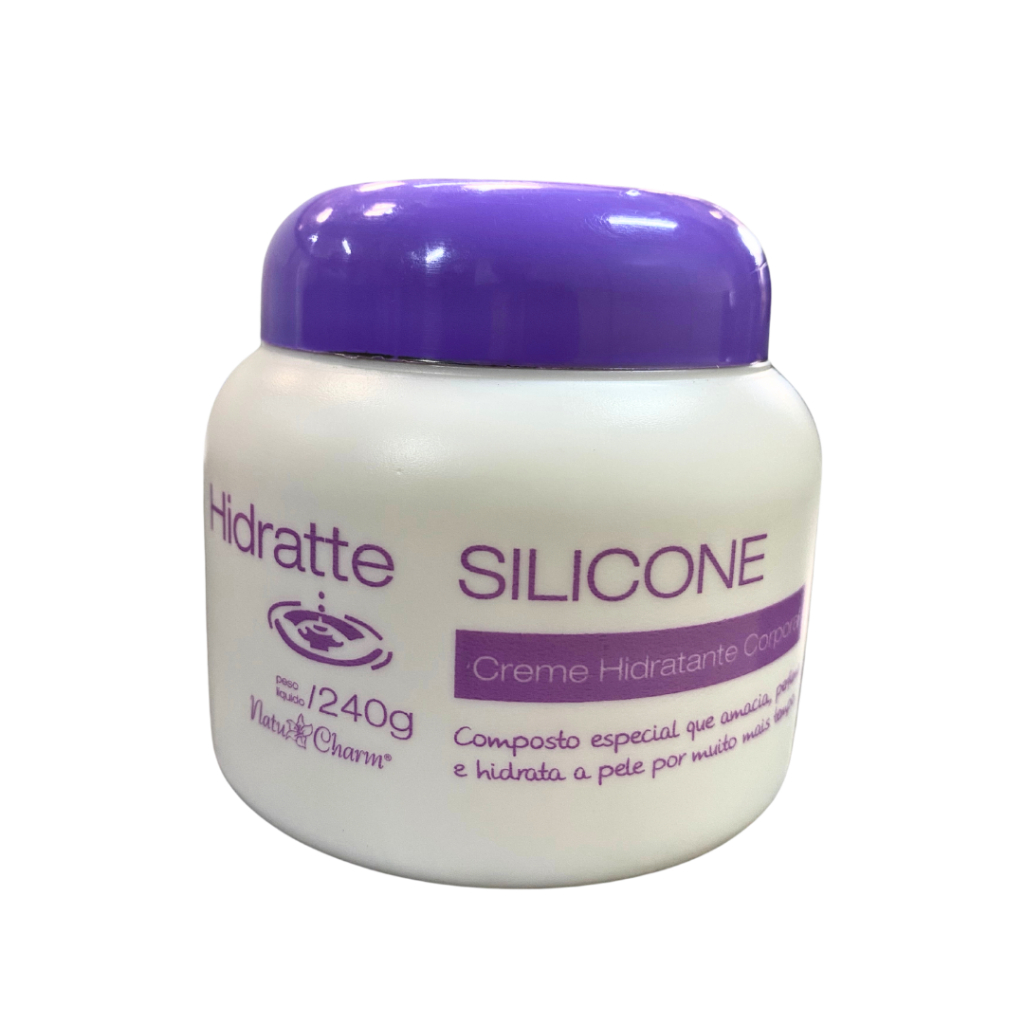 Creme Hidratante Corporal Silicone 240g  Natu Charm - Beauty