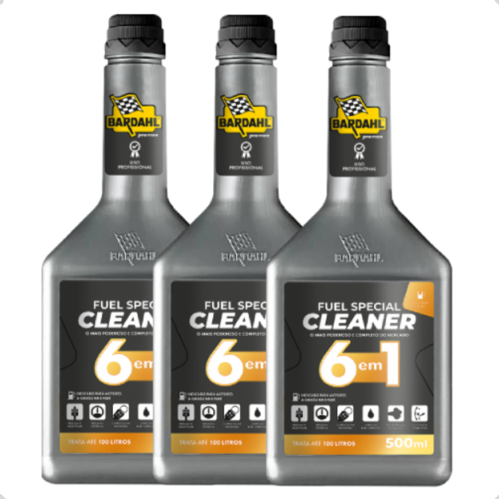 Aditivo Combustível Bardahl 6 Em 1 Fuel Special Cleaner 3 Unidades