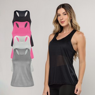 KIT 3 Regatas Lisas Costas Nadador Fitness para Academia em Oferta na Shopee