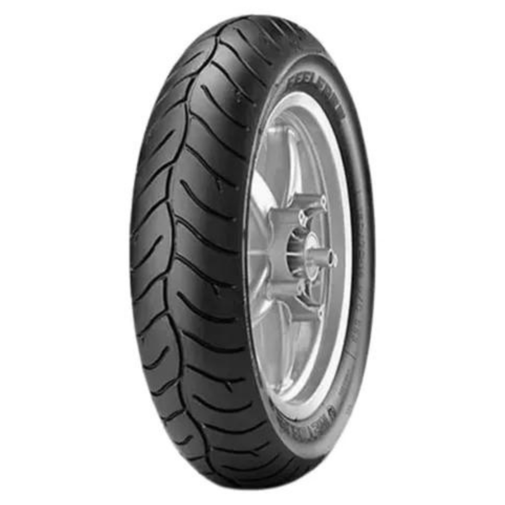 Pneu Moto 80/80-14 Dianteiro Metzeler Feelfree Reinf Uso Sem Câmara