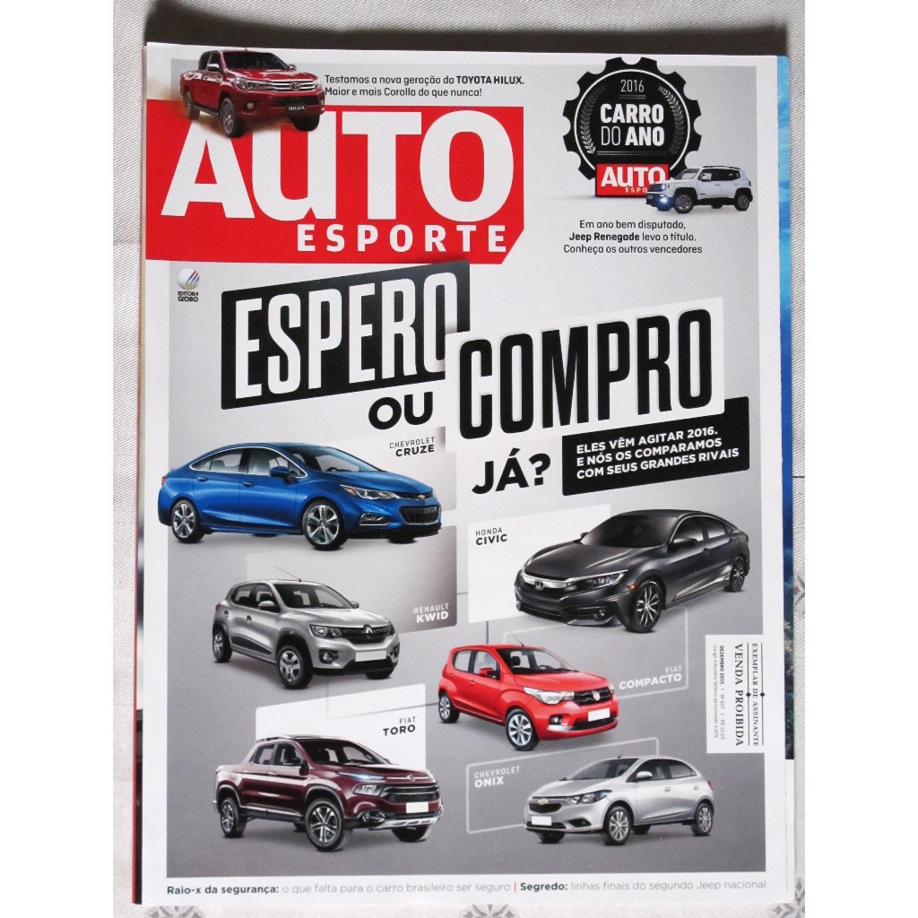 Revista - Auto esporte - Espero ou compro já ? - N°607