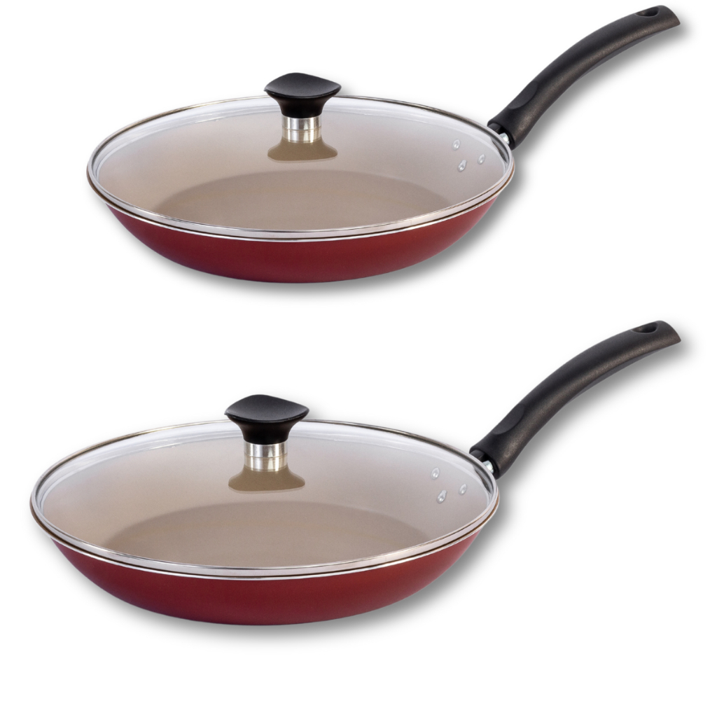 Jogo 2 Frigideiras Alumínio Antiaderente Tramontina Grande 24 e 28cm em Oferta na Shopee