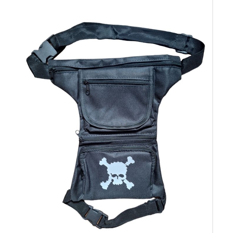 pochete cartucheira de perna Back to Skull Bag B.D.O (Bolsa Herança  da Caveira BDO)