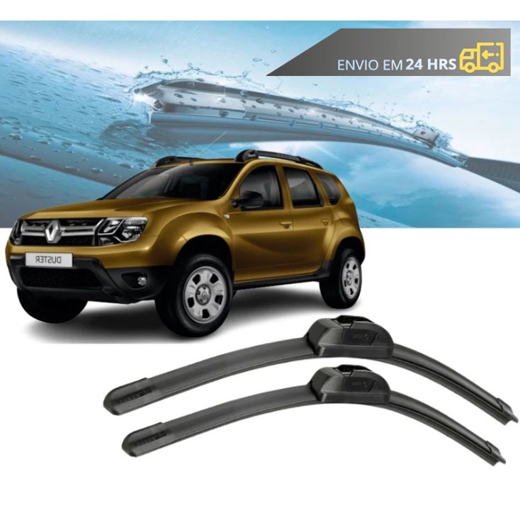 Par Palheta Limpador Parabrisa Renault Duster 2011 até 2019 em Oferta na Shopee
