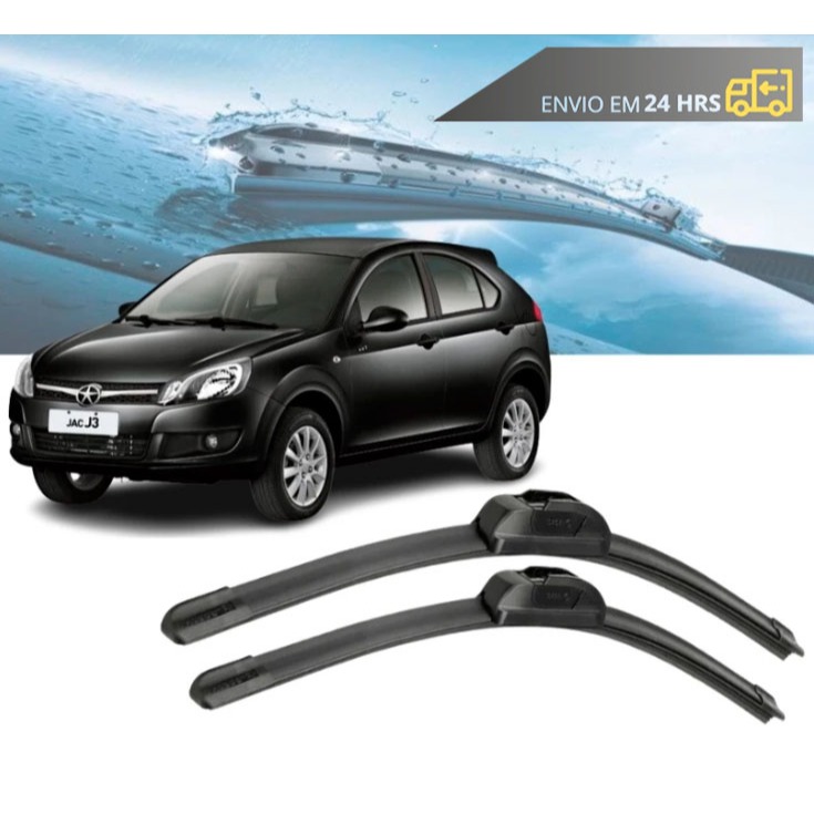 Par Palheta Limpador Parabrisa Jac J3 2010 ATÉ 2015 em Oferta na Shopee