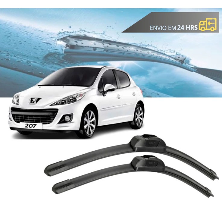Par Palheta Limpador de parabrisa Peugeot 207 TODOS em Oferta na Shopee