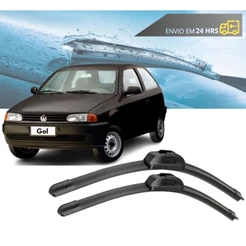 Par Palheta Limpador de Parabrisa Vw Gol Bola G2 1995 Até 1999
