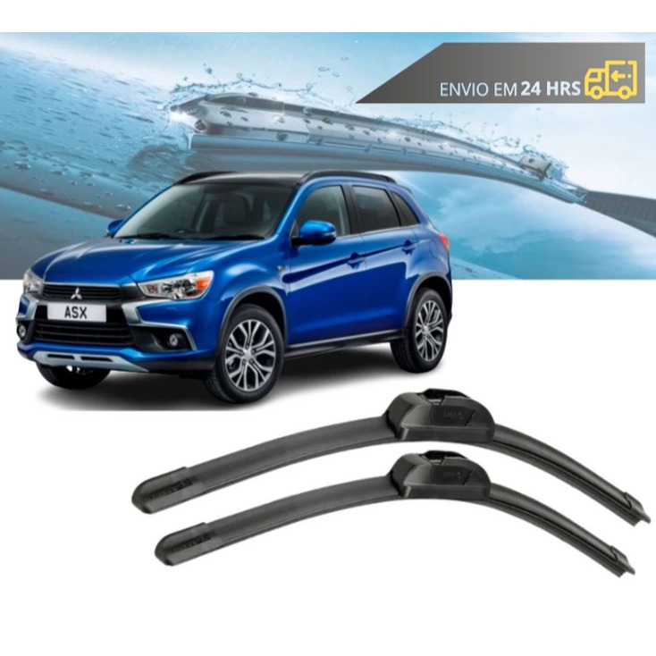 Par Palheta Limpador Parabrisa Mitsubishi Asx 2011 até 2019 em Oferta na Shopee