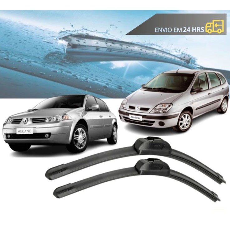 Par Palheta Limpador Parabrisa Renault Megane e Scenic em Oferta na Shopee