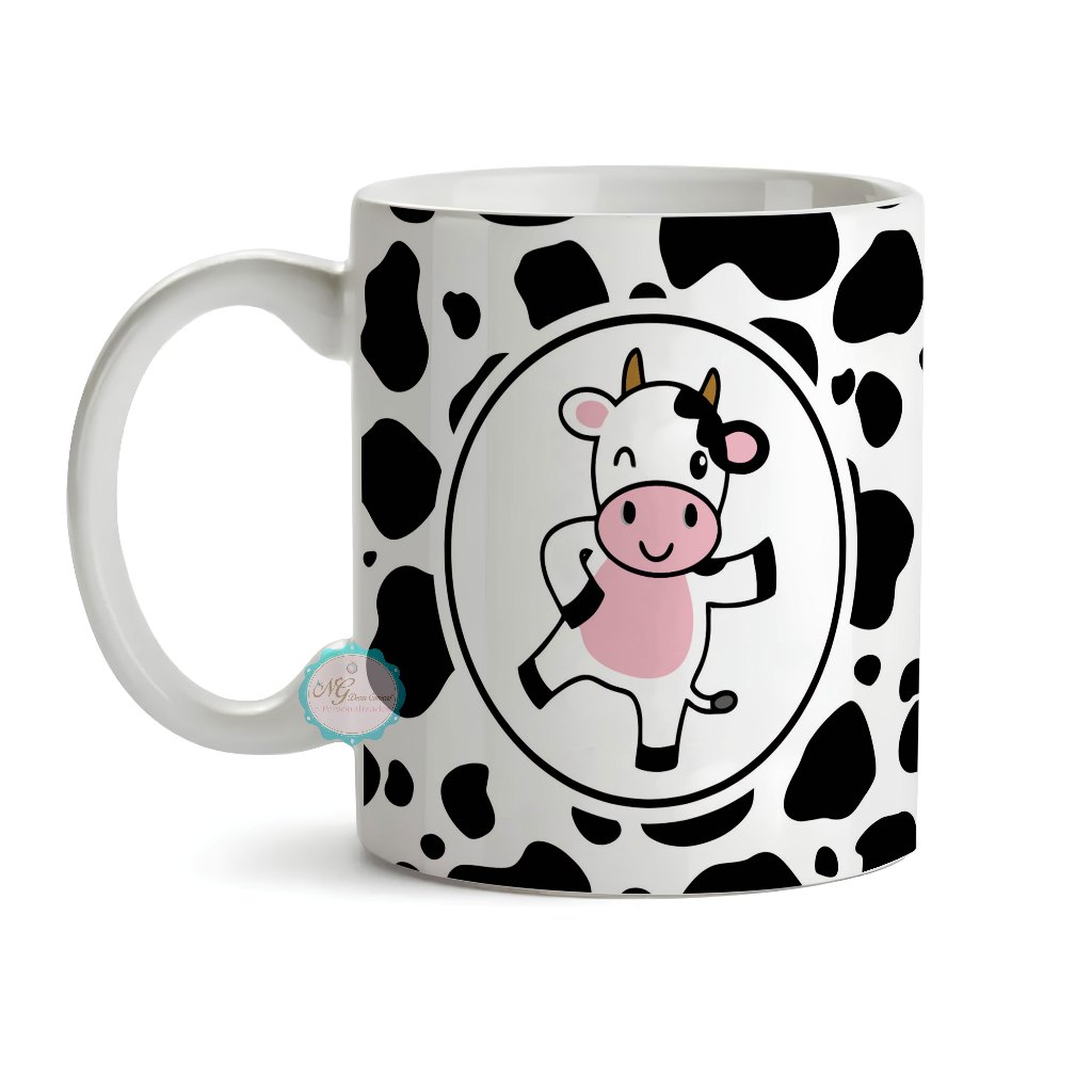 Caneca Personalizada Vaquinha Fofa em Oferta na Shopee