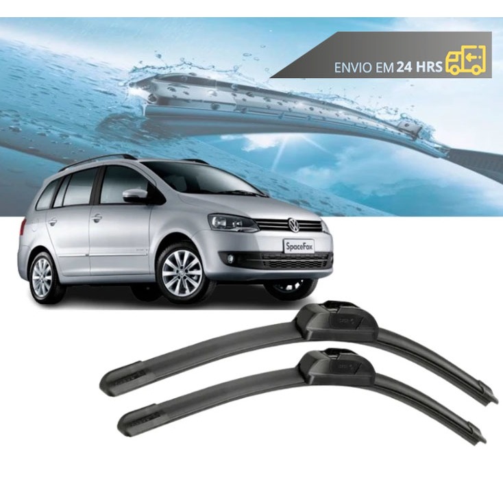 Par Palheta Limpador Parabrisa Spacefox 2006 ATÉ 2012 em Oferta na Shopee