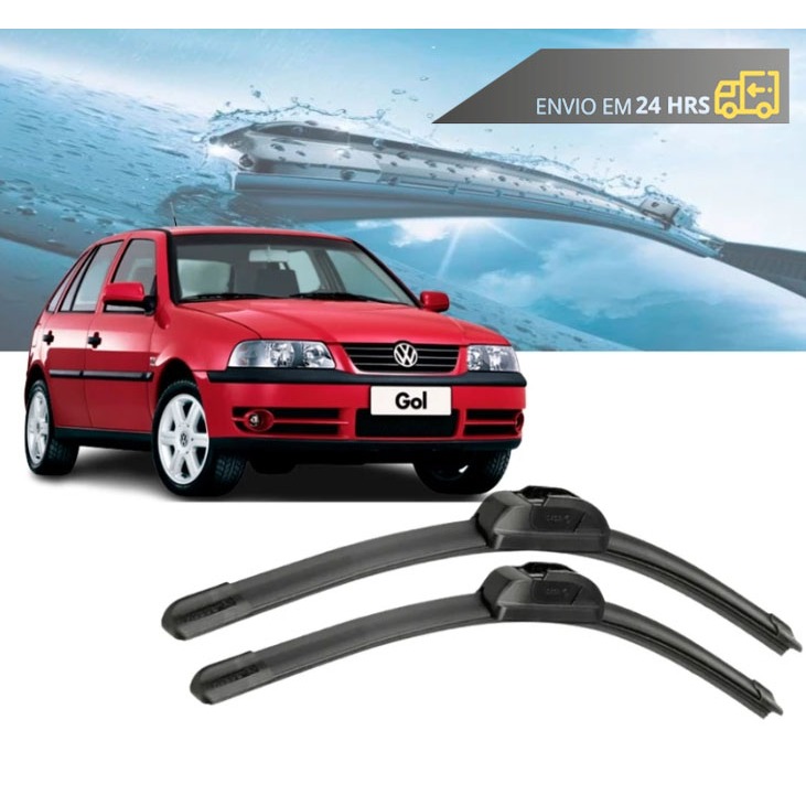 Par Palheta Limpador Parabrisa Vw Gol G3 1999 até 2005 em Oferta na Shopee
