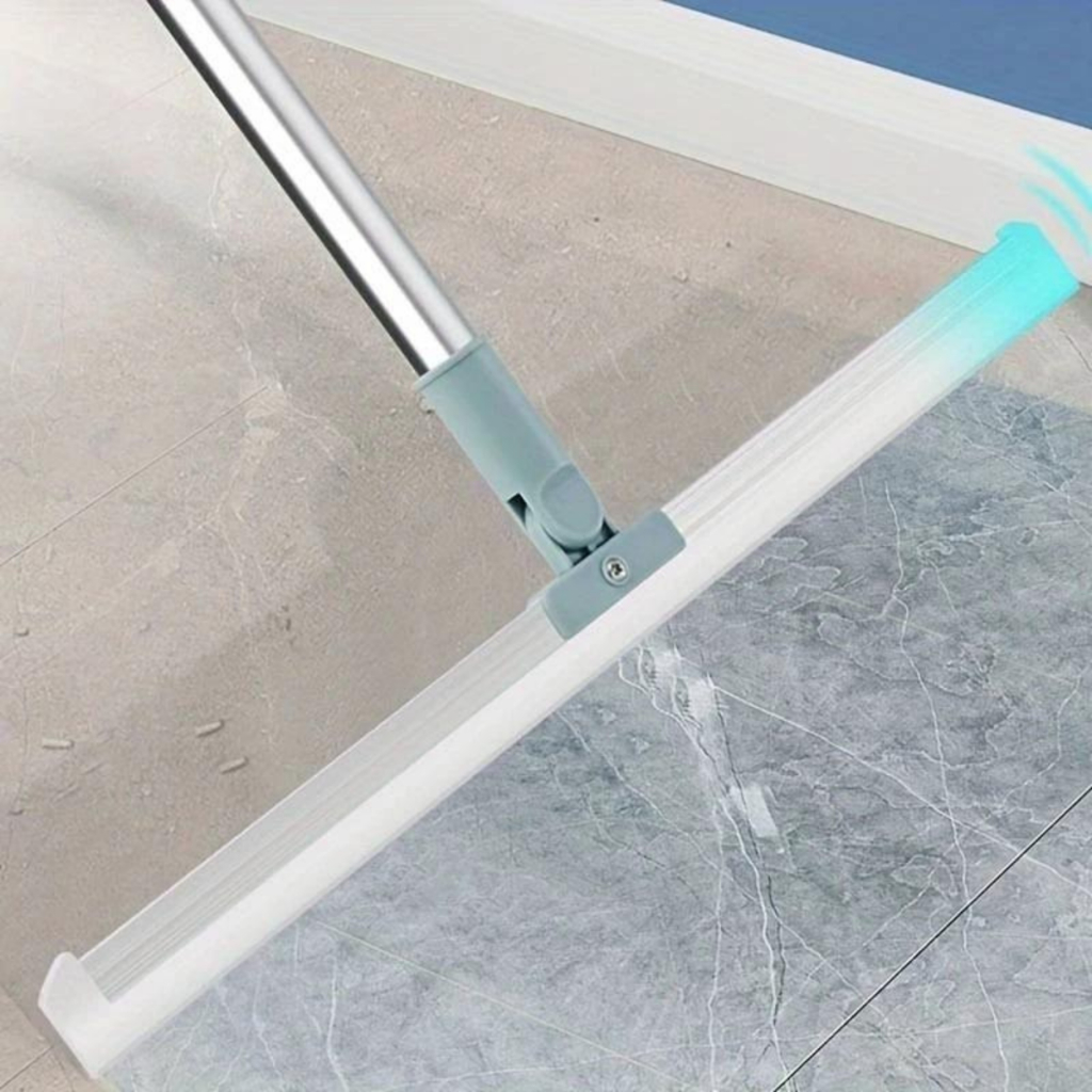 Vassoura Rodo Mágico 2 em 1 - todas Superfícies Raspador de Silicone Multifuncional /Multiuso Pisos Vidros 1,50m Imperio em Oferta na Shopee