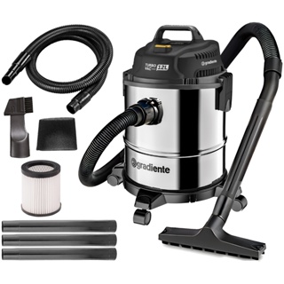 Aspirador De Pó Turbo Vac Gradiente Inox 12 Litros 1200w em Oferta na Shopee