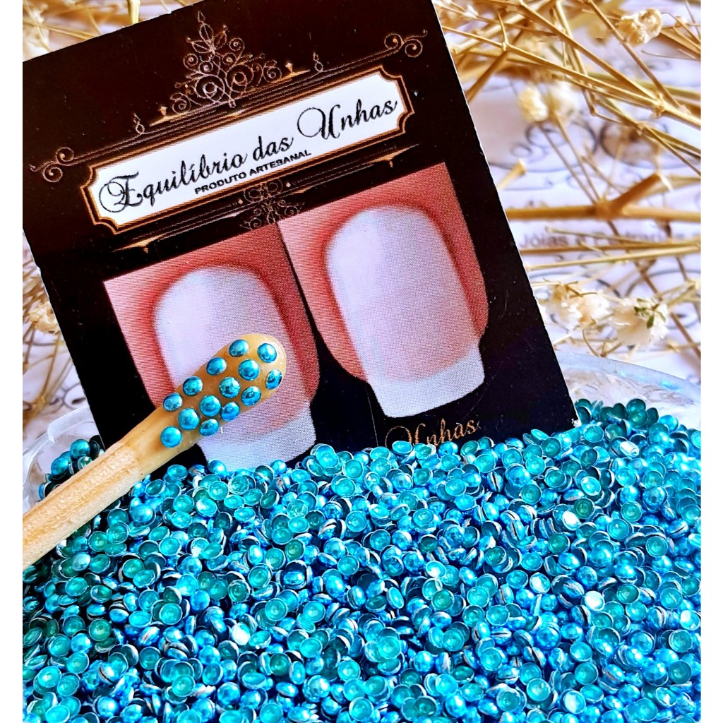 Dome 1,5mm e 2mm atacadinho pedrarias para unhas joias artesanato decoração manicure nail art acessorios atacado kit mak