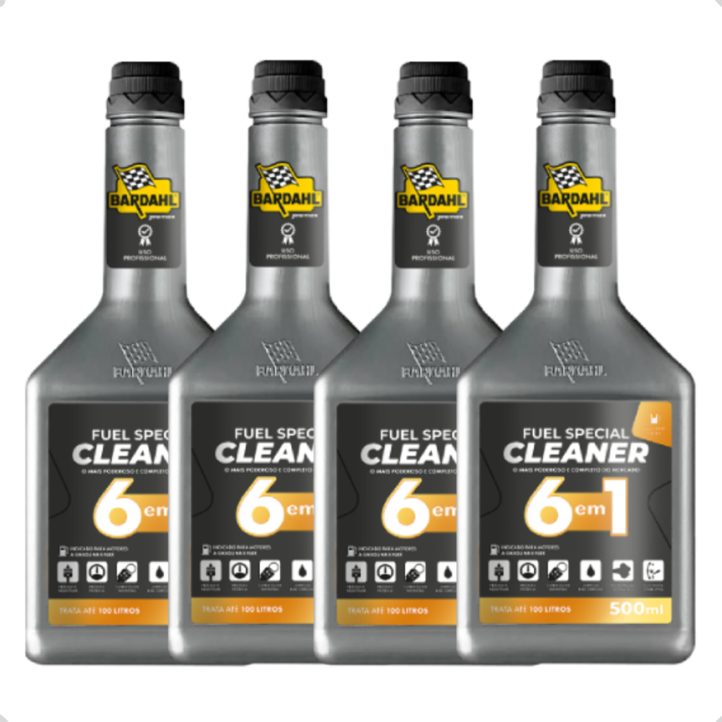 Aditivo Combustível Bardahl 6 Em 1 Fuel Special Cleaner 4 Unidades