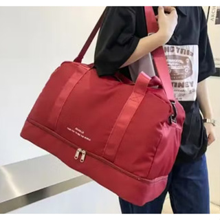 Bolsa Mala Para Viagem Academia Multifuncional De Grande Capacidade De Camada Dupla em Oferta na Shopee
