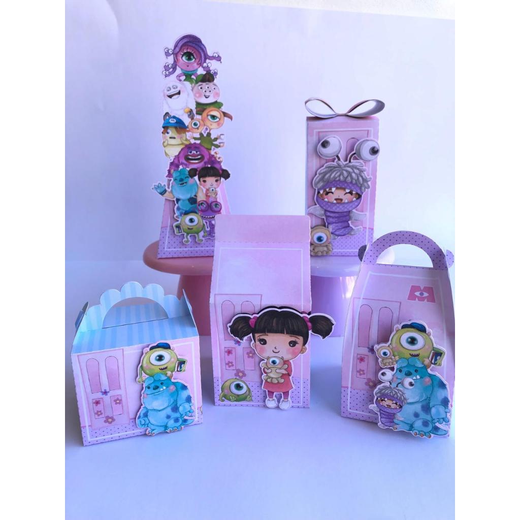 Personalizados Monstros SA / lembrancinha monstros sa / kit festa-lembrancinha-caixinhas personalizadas - festa infantil