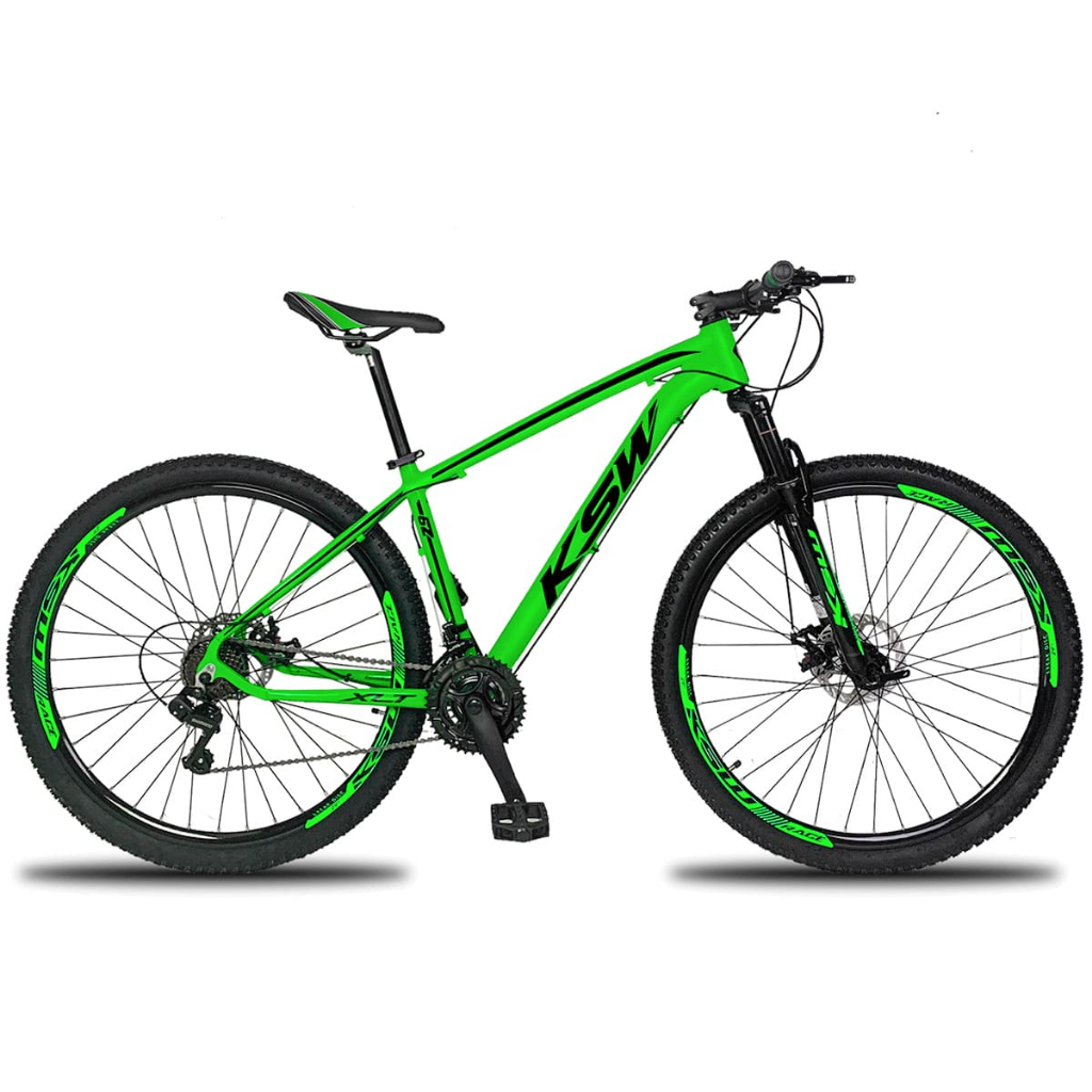 Bicicleta Aro 29 Ksw 24 Marchas Freios Hidraulico e K7 em Oferta na Shopee