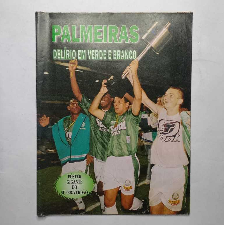 Poster Gigante do Super Verdao Palmeiras Delirio em Verde e Branco Otimoss