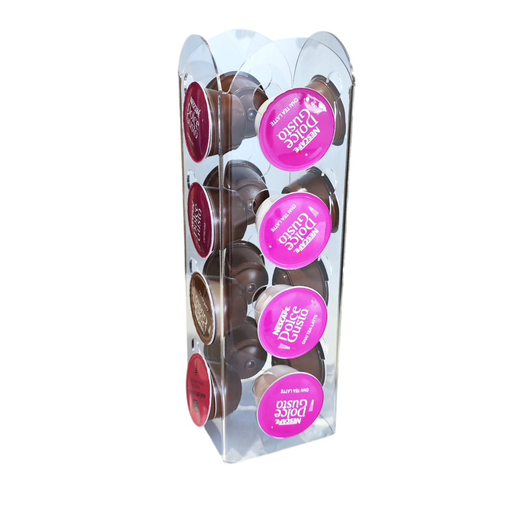 Suporte Porta Cápsulas Dolce Gusto em Acrílico em Oferta na Shopee