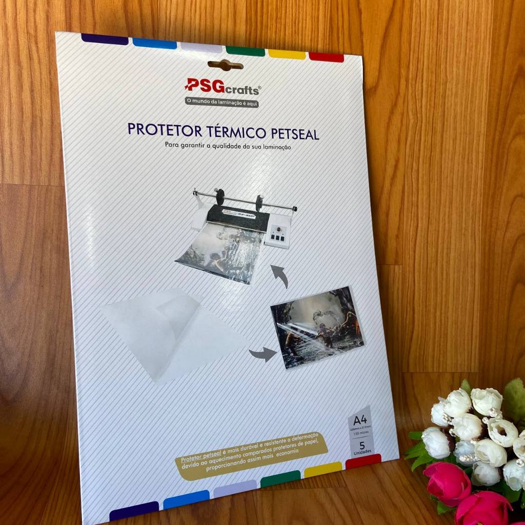 Protetor Térmico Petseal PSGcrafts A4226X313MM 150M - 5 un Ou Mais