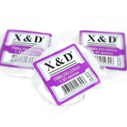 Fibra Fio Longo à Metro ***ESCOLHER VARIAÇÃO*** Unha Acrigel Vidro Alongamento Nail Manicure