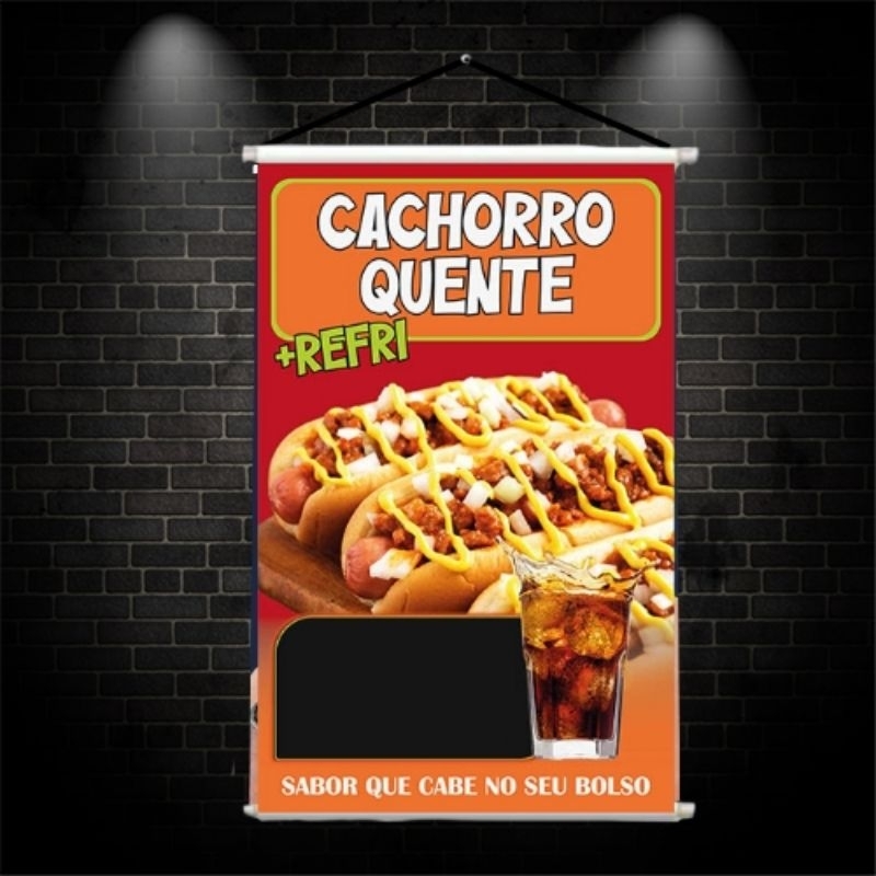BANNER HOT DOG - Mais Vendido
