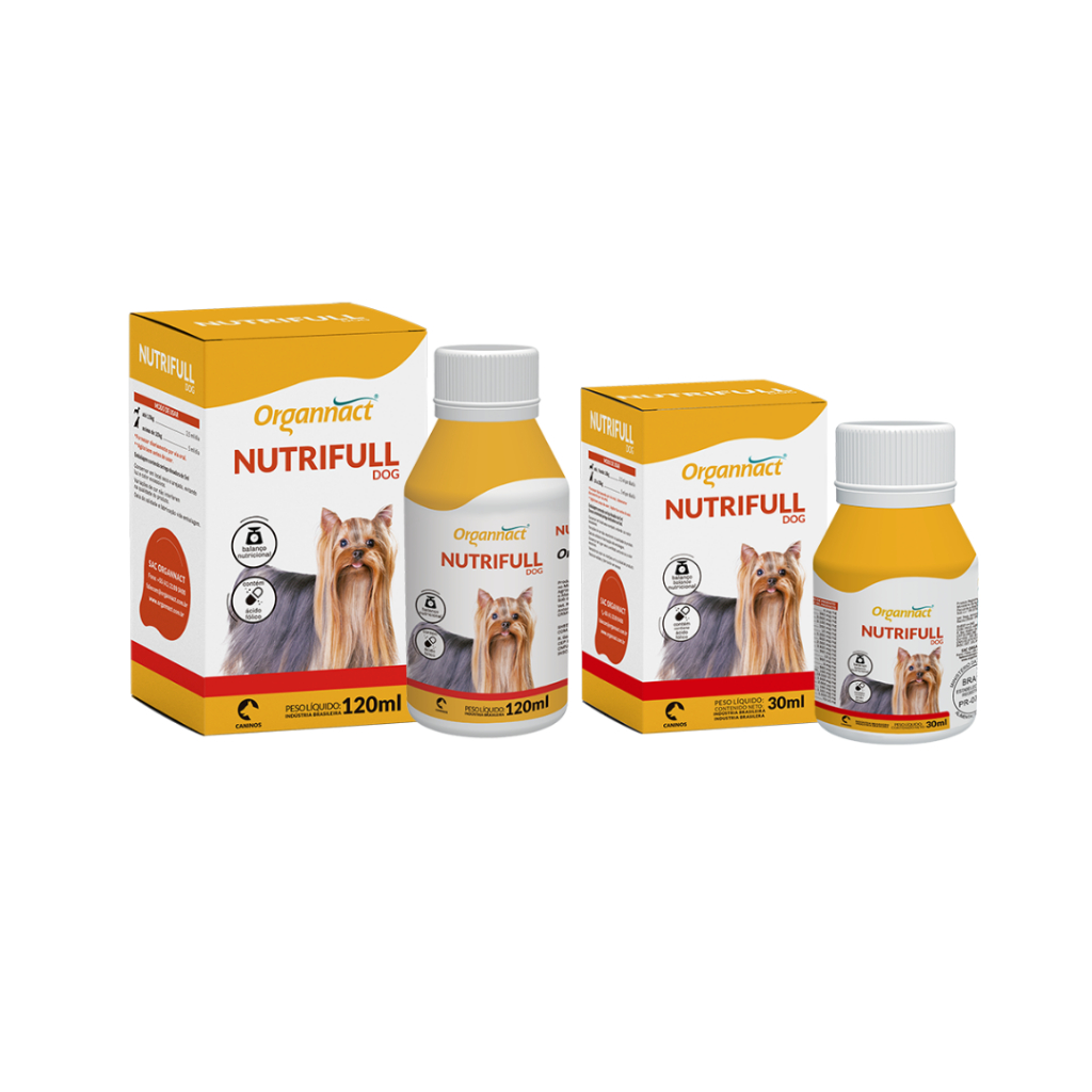 Suplemento Vitamínico Nutrifull Dog 120ml Para Cães - Organnact