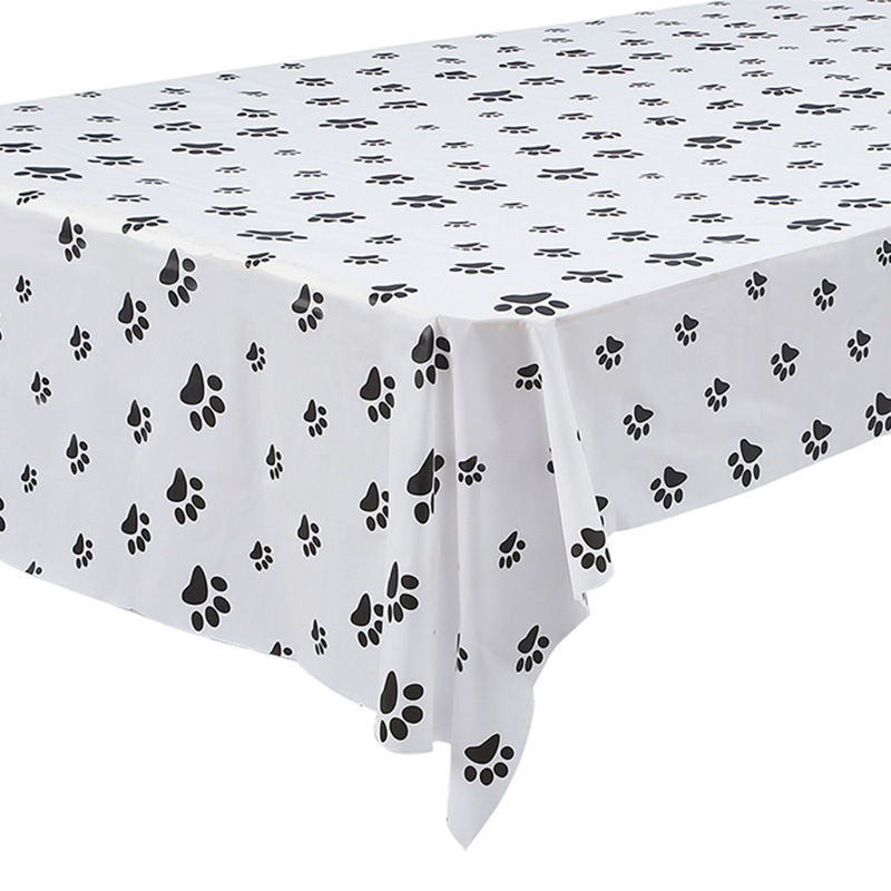 Toalha de Mesa de Plástico Para festa pet 6 cadeiras024-172