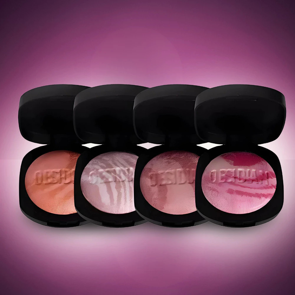 Ruby Rose Blush Carved In Marble Obsidian iluminador Multifuncional