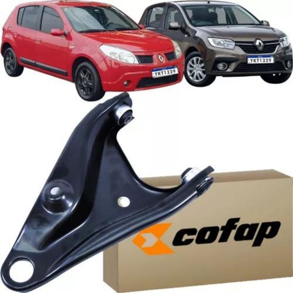 Par Bandeja Dianteira Sandero Logan 1.6 8v 2007 A 2013 em Oferta na Shopee