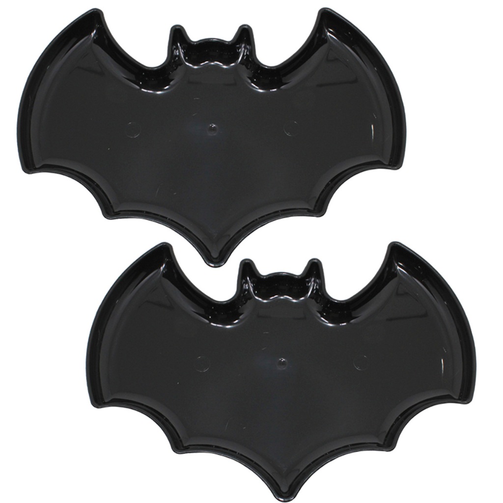 Kit Festa 2 Bandejas Morcego Preta de Doces Decoração de Festas em Oferta na Shopee