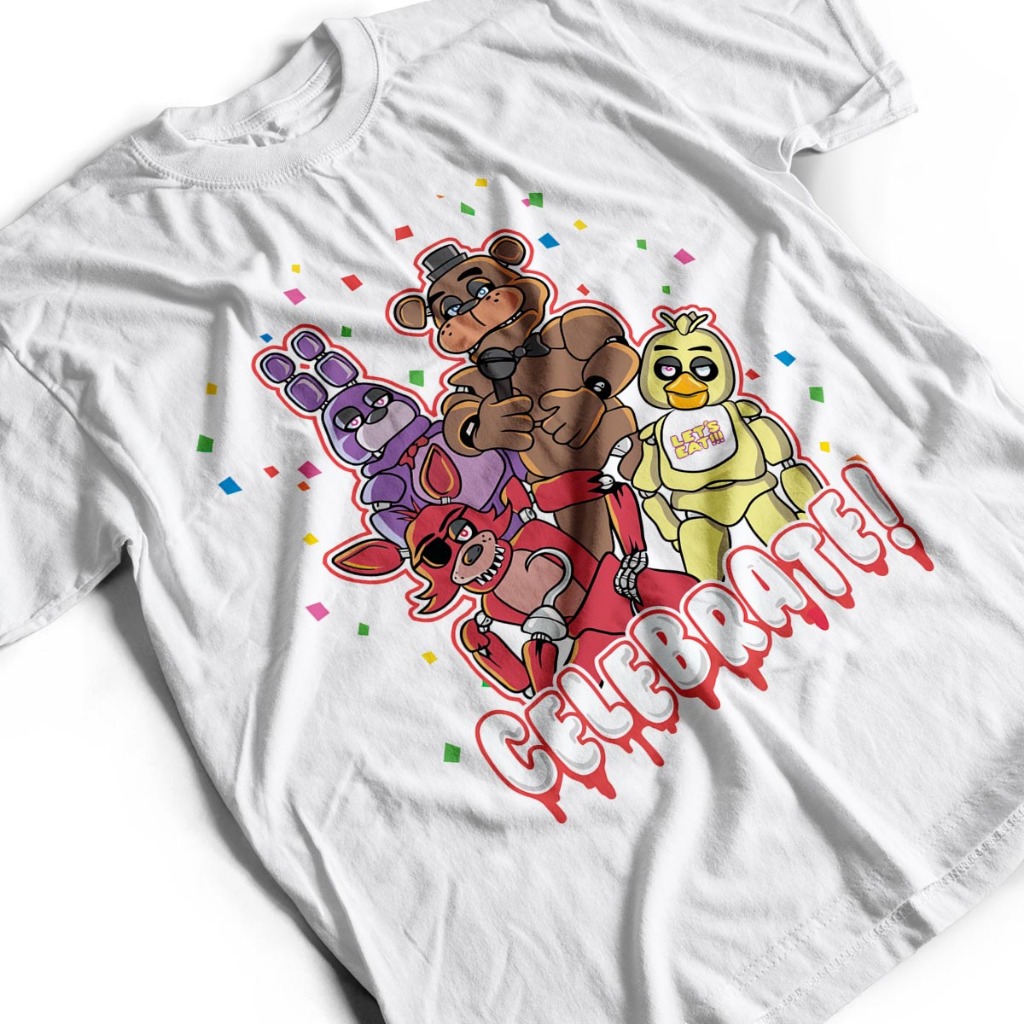 Camisa Five Nights At Freddy's Freddy Fazbear Unissex jogo fnaf