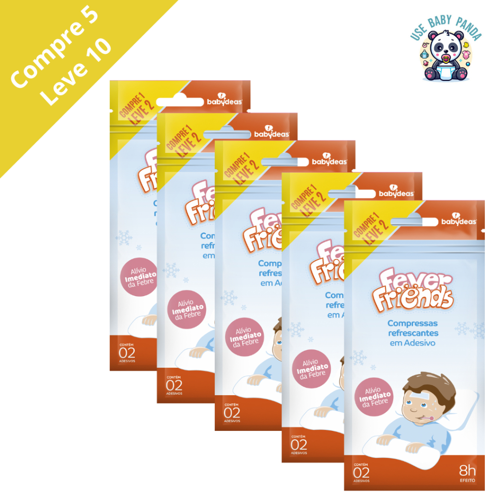 Compressa Refrescante Alívio Da Febre Fever Friends - Babydeas