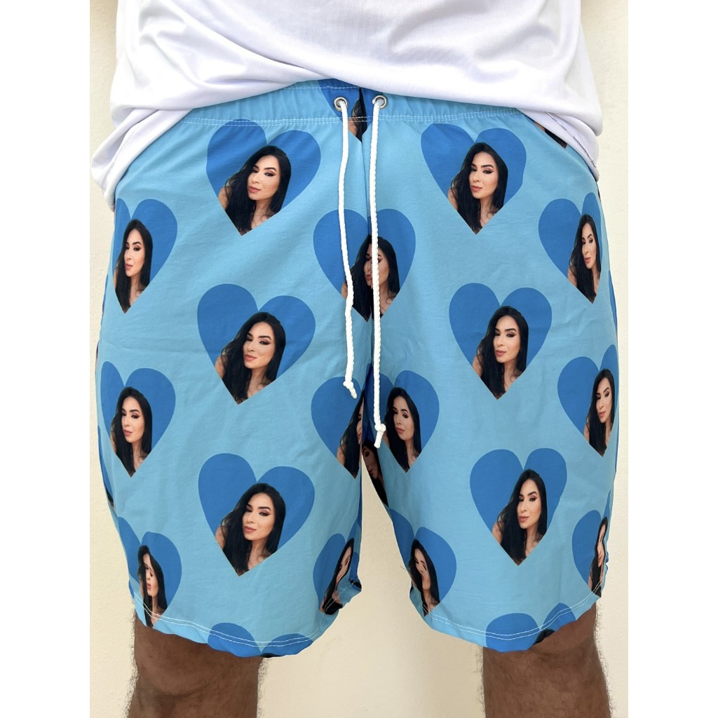 Short Personalizado Com Foto Masculino em Oferta na Shopee