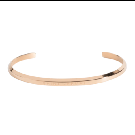 Bracelete Saint Germain Ajustável Rosé Gold em Oferta na Shopee