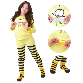 Pijama Abelhinha Macacão Capivara Infantil Menina Manga longa Inverno Interativo 1 ao 10 anos Macio em Oferta na Shopee