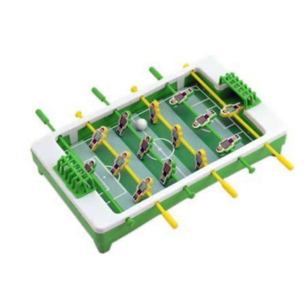 Jogo de Mesa Mini Pebolim Infantil Plástico Colorido  - BILHAR Sinuca SAMBA TOYS